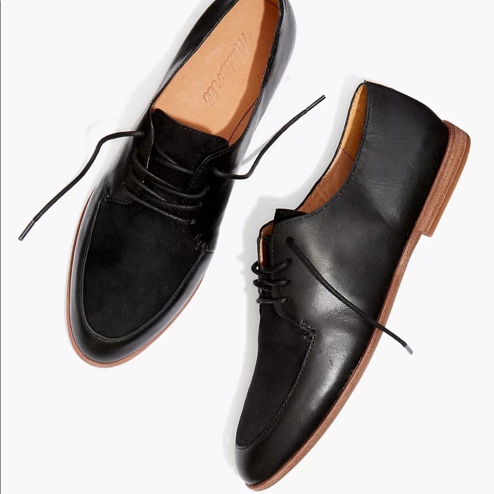Madewell Alex Oxford in Leather and Suede